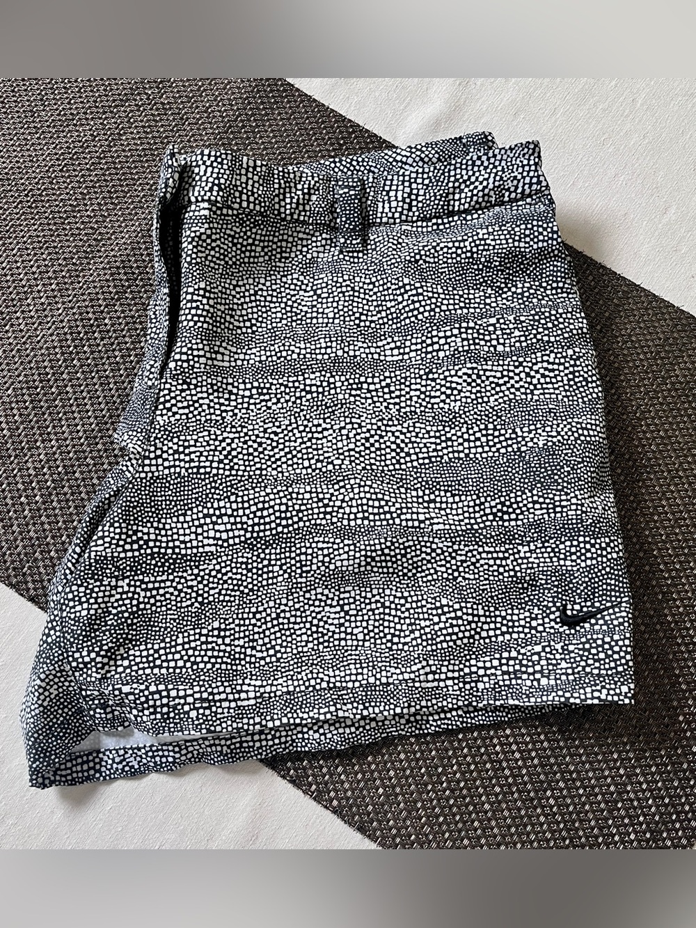Nike Golf Black and White Patterned Women’s Shorts